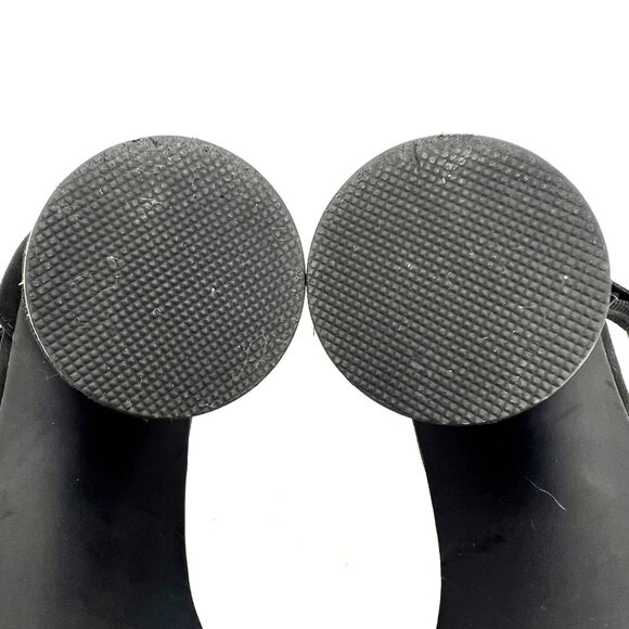 Lauren Conrad Hydrangea Womens Shoes Size 6.5 Black Suede Ankle Strap Block Heel - Picture 9 of 15